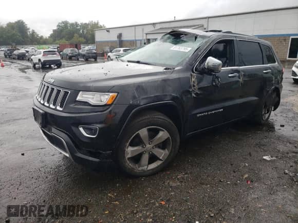 2015 Jeep Grand Cherokee Overland с VIN 1C4RJFCG3FC646446, выставлен на аукционе Copart как лот 81763795 с пробегом 126 084 миль миль и Списание • Salvage title. История ставок и продаж доступна на DreamBid. Изображение 1.