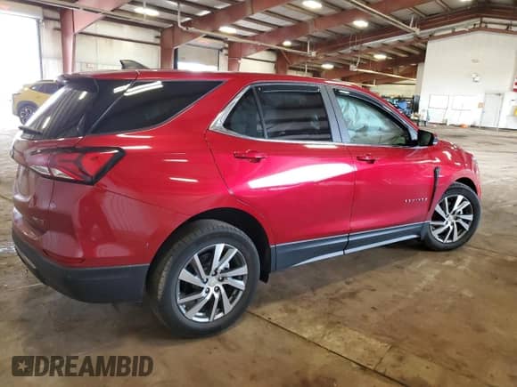 2022 Chevrolet Equinox LT with VIN 2GNAXUEV9N6108912, listed as a Copart auction lot 81807045 with Not provided miles and Non repairable. Bid and sale history available at DreamBid. Image 3.