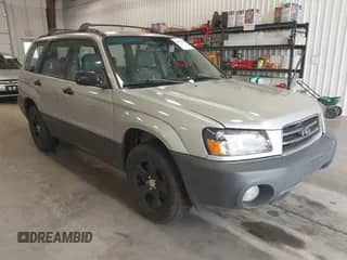 2003 Subaru Forester X with VIN JF1SG63613H771800, listed as a IAAI auction lot 42579297 with 221,992 mi miles and . Bid and sale history available at DreamBid. Image 1.