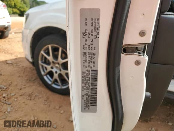 2018 Dodge Journey GT with VIN 3C4PDDEG7JT477710, listed as a Copart auction lot 80365485 with 93,323 mi miles and Salvage title. Bid and sale history available at DreamBid. Image 13.
