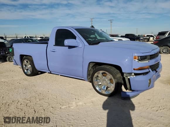 2017 Chevrolet Silverado 1500 Work Truck with VIN 1GCNCNEH8HZ117504, listed as a Copart auction lot 85976144 with 109,705 mi miles and Salvage title. Bid and sale history available at DreamBid. Image 4.