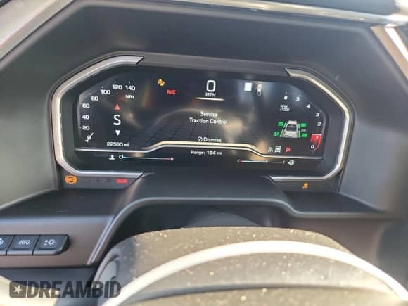 2023 GMC Sierra 1500 Denali z VIN 3GTUUGED6PG252528, wystawiony jako Copart lot #69630655 z przebiegiem 22 590 mil mil oraz Nie do naprawy • Non repairable. Historia ofert i sprzedaży dostępna na DreamBid. Obrazek 9.