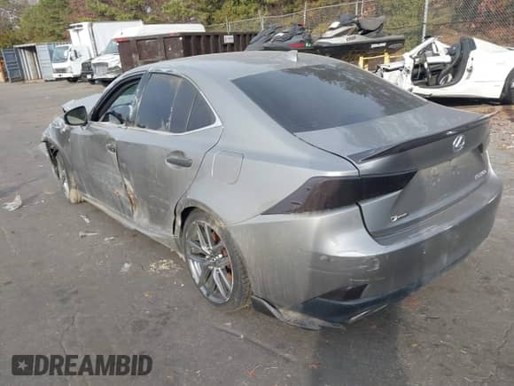 2017 Lexus IS 300 with VIN JTHCM1D26H5021709, listed as a IAAI auction lot 40879615 with 87,432 mi miles and . Bid and sale history available at DreamBid. Image 3.