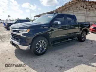 2024 Chevrolet Silverado 1500 LT with VIN 2GCPACEDXR1264790, listed as a Copart auction lot 64472895 with 13,491 mi miles and Salvage title. Bid and sale history available at DreamBid. Image 1.
