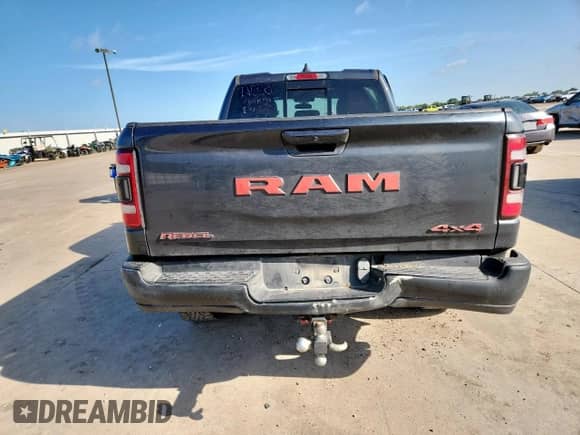 2019 Ram 1500 Rebel with VIN 1C6RRFEGXKN848941, listed as a Copart auction lot 64490655 with 167,920 mi miles and Salvage title. Bid and sale history available at DreamBid. Image 6.