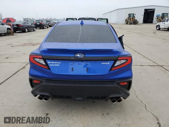 2024 Subaru WRX Premium with VIN JF1VBAH65R8812879, listed as a Copart auction lot 85815074 with 4,087 mi miles and Salvage title. Bid and sale history available at DreamBid. Image 6.