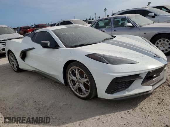 2023 Chevrolet Corvette 3LT с VIN 1G1YC3D4XP5128874, выставлен на аукционе Copart как лот 74695754 с пробегом Не указан миль и На запчасти • Non repairable. История ставок и продаж доступна на DreamBid. Изображение 4.