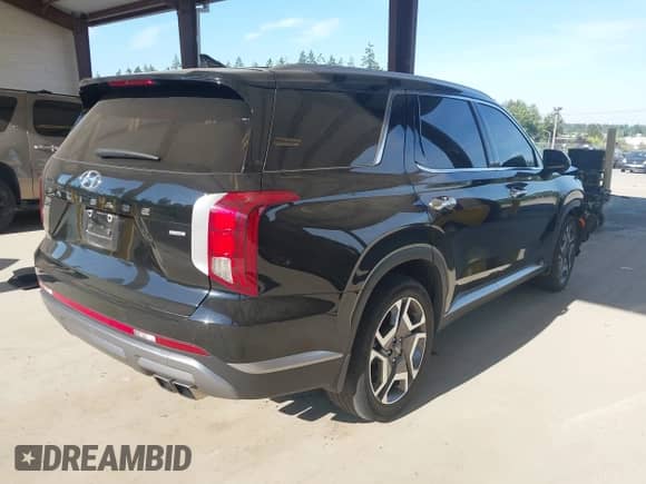 2023 Hyundai Palisade SEL with VIN KM8R4DGE9PU576754, listed as a IAAI auction lot 42872490 with 36,356 mi miles and . Bid and sale history available at DreamBid. Image 4.
