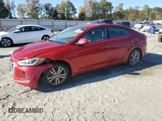 2017 Hyundai Elantra Value Edition with VIN KMHD84LF5HU396251, listed as a Copart auction lot 86606455 with 156,646 mi miles and Clean title. Bid and sale history available at DreamBid. Image 1.
