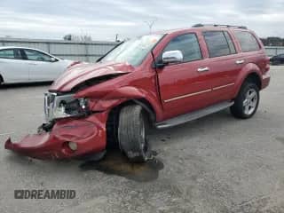 2007 Dodge Durango Limited with VIN 1D8HB58247F502292, listed as a Copart auction lot 88078005 with 265,820 mi miles and Salvage title. Bid and sale history available at DreamBid. Image 1.