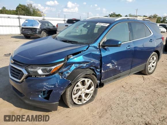 2020 Chevrolet Equinox LT с VIN 2GNAXLEX3L6198289, выставлен на аукционе Copart как лот 80321435 с пробегом 61 725 миль миль и Списание • Salvage title. История ставок и продаж доступна на DreamBid. Изображение 1.