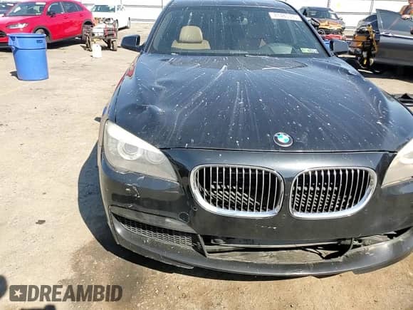 2011 BMW 7 Series 750Li xDrive with VIN WBAKC8C55BC433091, listed as a Copart auction lot 81485335 with 138,779 mi miles and Salvage title. Bid and sale history available at DreamBid. Image 13.