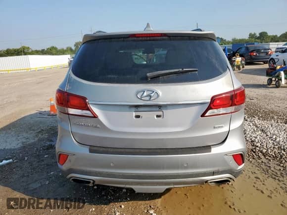 2017 Hyundai Santa Fe Limited Ultimate z VIN KM8SR4HFXHU254135, wystawiony jako Copart lot #70216145 z przebiegiem 98 386 mil mil oraz Szkoda całkowita • Salvage title. Historia ofert i sprzedaży dostępna na DreamBid. Obrazek 6.