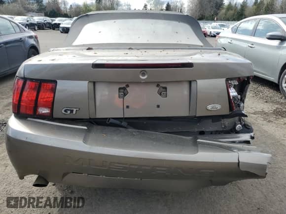 2002 Ford Mustang GT Deluxe z VIN 1FAFP45X02F129946, wystawiony jako Copart lot #51779885 z przebiegiem Nie podano mil oraz Szkoda całkowita • Salvage title. Historia ofert i sprzedaży dostępna na DreamBid. Obrazek 6.