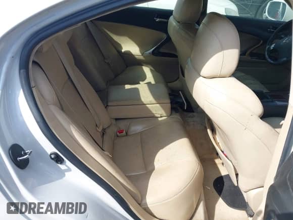 2006 Lexus IS 250 z VIN JTHCK262365003237, wystawiony jako IAAI lot #42980514 z przebiegiem Nie podano mil oraz . Historia ofert i sprzedaży dostępna na DreamBid. Obrazek 8.