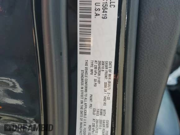 2022 Dodge Durango SRT 392 z VIN 1C4SDJGJ4NC156419, wystawiony jako Copart lot #64225575 z przebiegiem 105 231 mil mil oraz Szkoda całkowita • Salvage title. Historia ofert i sprzedaży dostępna na DreamBid. Obrazek 13.