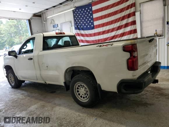 2021 Chevrolet Silverado 1500 Work Truck with VIN 3GCNYAEH8MG202086, listed as a Copart auction lot 65517195 with 171,152 mi miles and Salvage title. Bid and sale history available at DreamBid. Image 2.