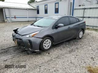 2020 Toyota Prius L Eco with VIN JTDKARFU5L3109304, listed as a Copart auction lot 83752175 with Not provided miles and Salvage title. Bid and sale history available at DreamBid. Image 1.