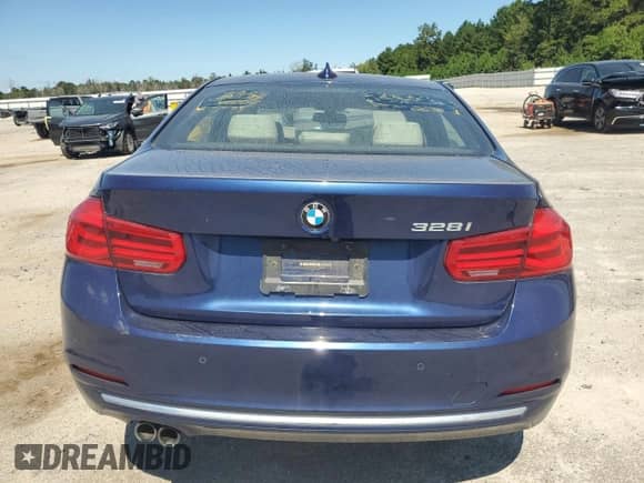 2016 BMW 3 Series 328i with VIN WBA8E9G57GNU30483, listed as a Copart auction lot 70954355 with 66,799 mi miles and Salvage title. Bid and sale history available at DreamBid. Image 6.