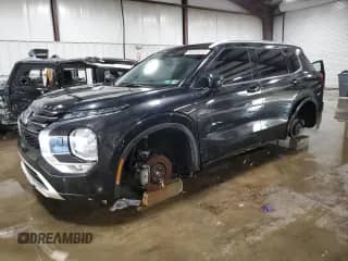 2022 Mitsubishi Outlander SEL with VIN JA4J4VA85NZ027671, listed as a Copart auction lot 80834615 with 48,259 mi miles and Salvage title. Bid and sale history available at DreamBid. Image 1.