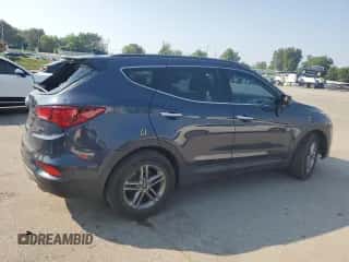 2017 Hyundai Santa Fe 2.4L z VIN 5NMZU3LBXHH009830, wystawiony jako Copart lot #69410825 z przebiegiem 94 847 mil mil oraz Szkoda całkowita • Salvage title. Historia ofert i sprzedaży dostępna na DreamBid. Obrazek 3.