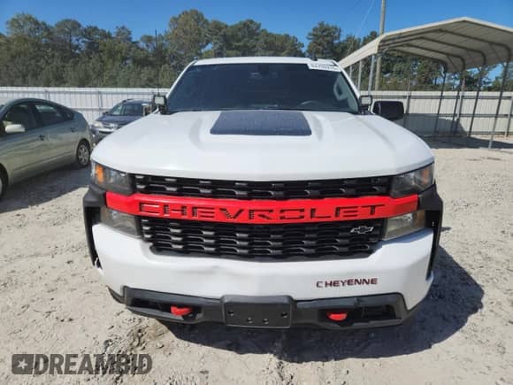 2020 Chevrolet Silverado 1500 Custom z VIN 1GCPWBEH0LZ251625, wystawiony jako Copart lot #84759315 z przebiegiem 196 080 mil mil oraz Czysty tytuł • Clean title. Historia ofert i sprzedaży dostępna na DreamBid. Obrazek 5.