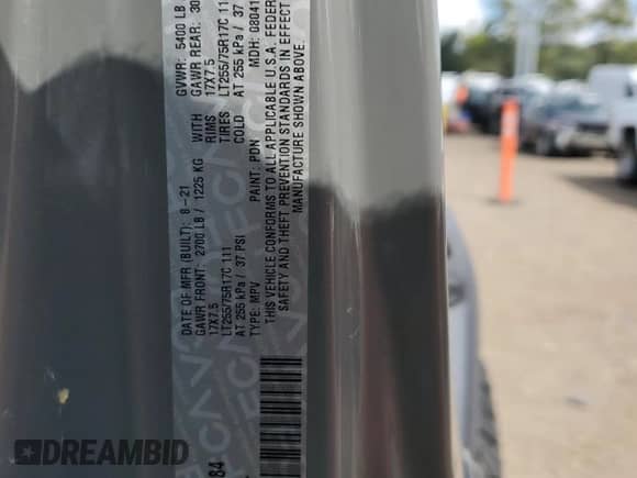 2021 Jeep Wrangler Unlimited Willys Sport with VIN 1C4HJXDG9MW788084, listed as a Copart auction lot 81259435 with 47,756 mi miles and Salvage title. Bid and sale history available at DreamBid. Image 12.