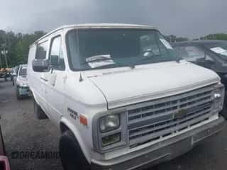 1989 Chevrolet Chevy Van with VIN 1GCEG25K9K7101023, listed as a IAAI auction lot 42536268 with 200,720 mi miles and . Bid and sale history available at DreamBid. Image 1.