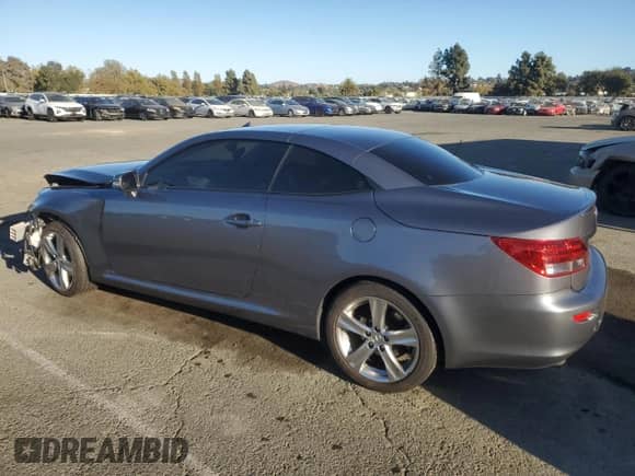 2012 Lexus IS 250 C z VIN JTHFF2C28C2523159, wystawiony jako Copart lot #77195204 z przebiegiem Nie podano mil oraz Szkoda całkowita • Salvage title. Historia ofert i sprzedaży dostępna na DreamBid. Obrazek 2.