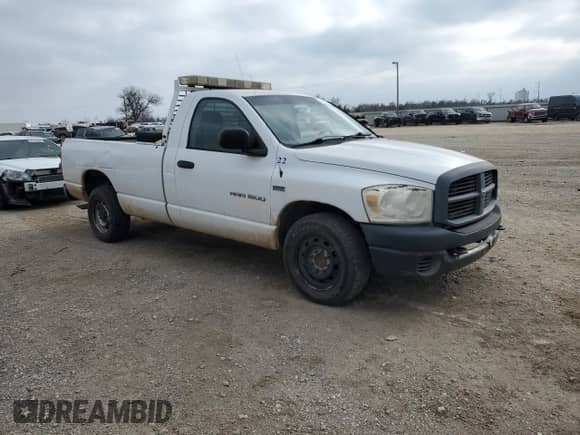 2008 Dodge 2500 SLT with VIN 3D7KR26D98G155342, listed as a Copart auction lot 87460634 with 159,490 mi miles and Salvage title. Bid and sale history available at DreamBid. Image 4.