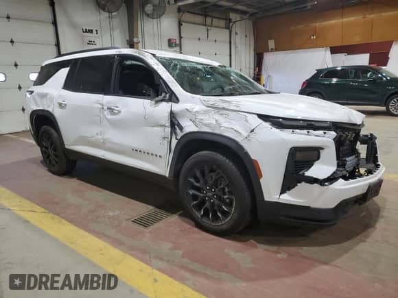 2024 Chevrolet Traverse AWD LT with VIN 1GNEVGKS2RJ212380, listed as a Copart auction lot 57843685 with Not provided miles and Salvage title. Bid and sale history available at DreamBid. Image 4.