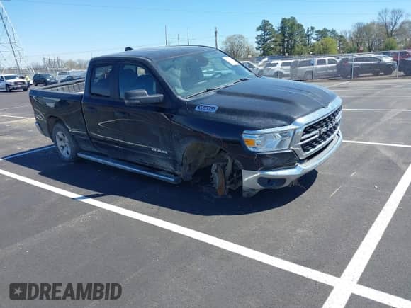 2023 Ram 1500 Big Horn with VIN 1C6SRFBT6PN535430, listed as a IAAI auction lot 41875399 with 40,015 mi miles and . Bid and sale history available at DreamBid. Image 1.