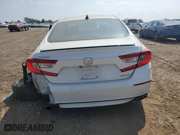 2022 Honda Accord Sport с VIN 1HGCV1F30NA086239, выставлен на аукционе Copart как лот 68853045 с пробегом 43 883 миль миль и Списание • Salvage title. История ставок и продаж доступна на DreamBid. Изображение 6.