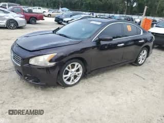 2013 Nissan Maxima SV with VIN 1N4AA5AP8DC801019, listed as a Copart auction lot 86276025 with Not provided miles and Salvage title. Bid and sale history available at DreamBid. Image 1.