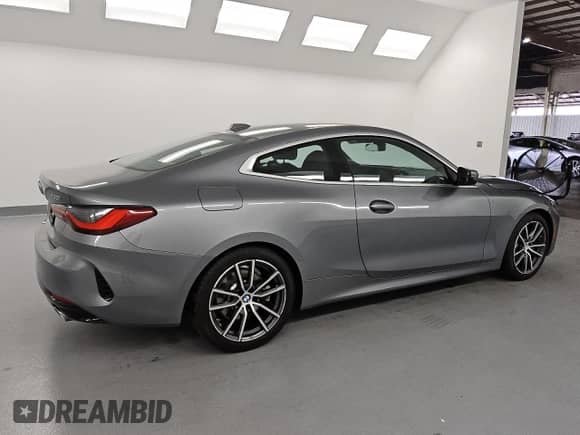 2025 BMW 4 Series 430i with VIN WBA43DA03SCS77223, listed as a Copart auction lot 59762855 with 21,131 mi miles and Clean title. Bid and sale history available at DreamBid. Image 3.