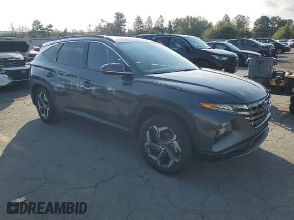 2024 Hyundai Tucson Limited with VIN KM8JECD10RU239060, listed as a Copart auction lot 81494205 with 5,516 mi miles and Salvage title. Bid and sale history available at DreamBid. Image 4.