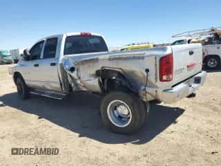 2004 Dodge 3500 SLT с VIN 3D7MU48614G158487, выставлен на аукционе Copart как лот 69199324 с пробегом 122 891 миль миль и Списание • Salvage title. История ставок и продаж доступна на DreamBid. Изображение 2.