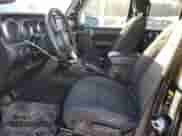 2023 Jeep Wrangler Willys with VIN 1C4HJXDG1PW527567, listed as a Copart auction lot 42218255 with 43,273 mi miles and Salvage title. Bid and sale history available at DreamBid. Image 7.