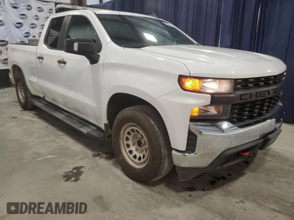 2020 Chevrolet Silverado 1500 Work Truck with VIN 1GCRWAEH8LZ326882, listed as a Copart auction lot 84381955 with 128,888 mi miles and Clean title. Bid and sale history available at DreamBid. Image 4.