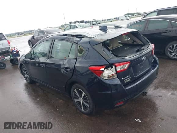 2019 Subaru Impreza Premium with VIN 4S3GTAD69K3706525, listed as a IAAI auction lot 42817665 with 96,172 mi miles and . Bid and sale history available at DreamBid. Image 3.