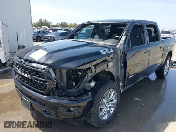 2022 Ram 1500 Big Horn with VIN 1C6RREFT1NN190128, listed as a IAAI auction lot 41797356 with 56,217 mi miles and . Bid and sale history available at DreamBid. Image 20.