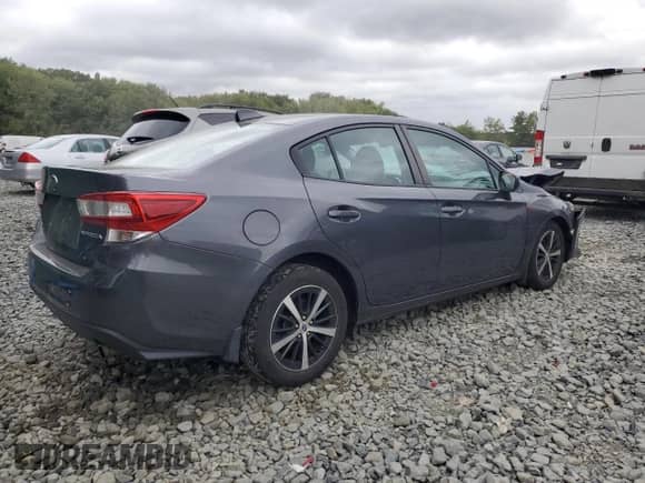 2020 Subaru Impreza Premium with VIN 4S3GKAD64L3607387, listed as a Copart auction lot 80888555 with 40,133 mi miles and Salvage title. Bid and sale history available at DreamBid. Image 3.