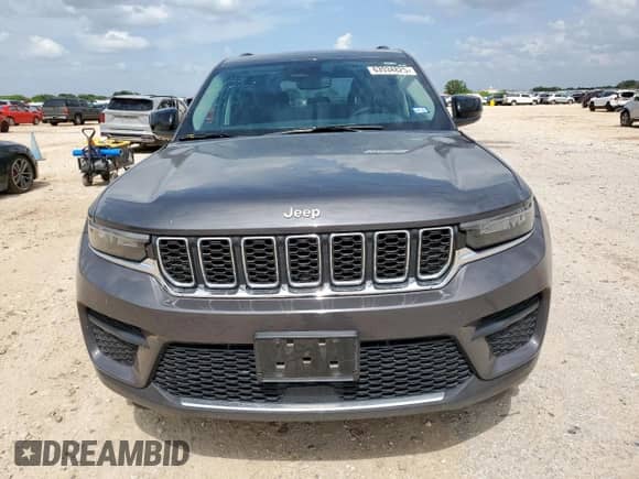 2024 Jeep Grand Cherokee Laredo X with VIN 1C4RJGAG4RC708420, listed as a Copart auction lot 63934825 with 44,278 mi miles and Salvage title. Bid and sale history available at DreamBid. Image 5.