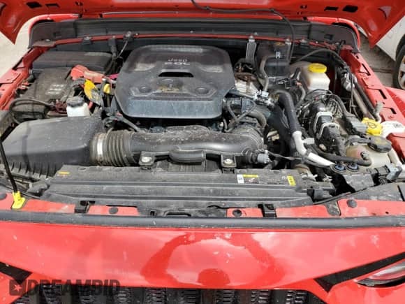 2021 Jeep Wrangler Unlimited Rubicon with VIN 1C4HJXFN7MW649602, listed as a Copart auction lot 45232184 with 38,850 mi miles and Salvage title. Bid and sale history available at DreamBid. Image 12.