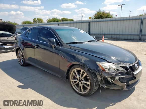 2008 Lexus IS 250 with VIN JTHBK262085084759, listed as a Copart auction lot 84453145 with 159,661 mi miles and Salvage title. Bid and sale history available at DreamBid. Image 4.
