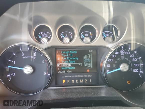 2011 Ford F-250 XL с VIN 1FT7W2BT0BEC66091, выставлен на аукционе Copart как лот 80312785 с пробегом 203 551 миль миль и Списание • Salvage title. История ставок и продаж доступна на DreamBid. Изображение 9.