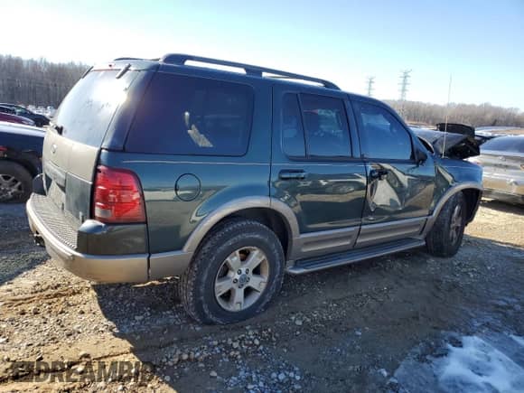 2003 Ford Explorer Eddie Bauer with VIN 1FMZU74W93ZB44676, listed as a Copart auction lot 51858275 with Not provided miles and Salvage title. Bid and sale history available at DreamBid. Image 3.