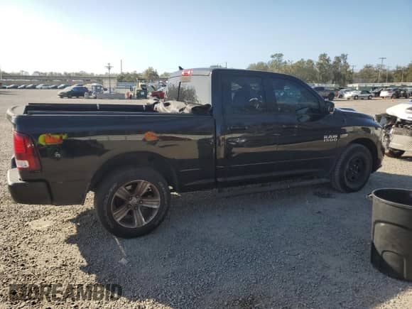 2014 Ram 1500 Sport with VIN 1C6RR6HT8ES301875, listed as a Copart auction lot 79619814 with 107,726 mi miles and Salvage title. Bid and sale history available at DreamBid. Image 3.