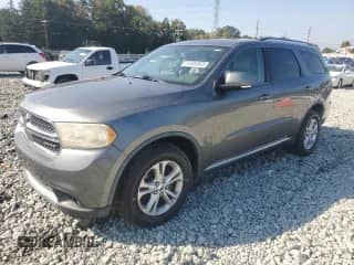 2012 Dodge Durango Crew with VIN 1C4RDJDG2CC100600, listed as a Copart auction lot 81600885 with 177,385 mi miles and Clean title. Bid and sale history available at DreamBid. Image 1.