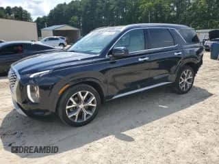 2022 Hyundai Palisade Limited with VIN KM8R5DHE1NU376895, listed as a Copart auction lot 65126845 with 37,380 mi miles and Salvage title. Bid and sale history available at DreamBid. Image 1.
